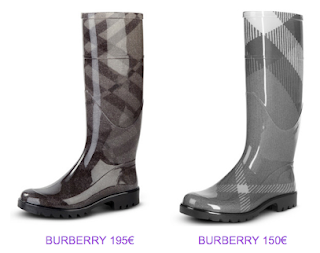 Botas Burberry print cuadros 2